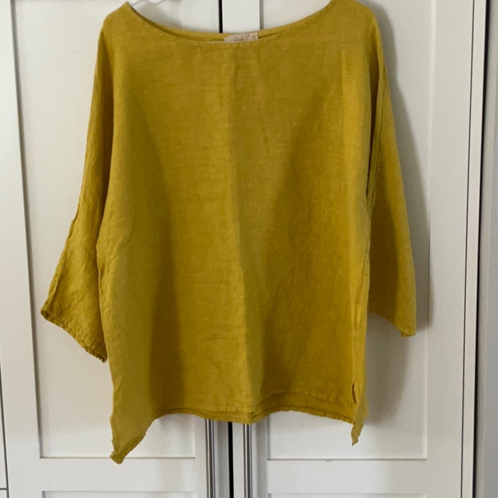 Giusy Linen Top